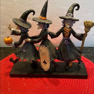 NWT & Vintage Sweet Street Walking/Dancing Witches